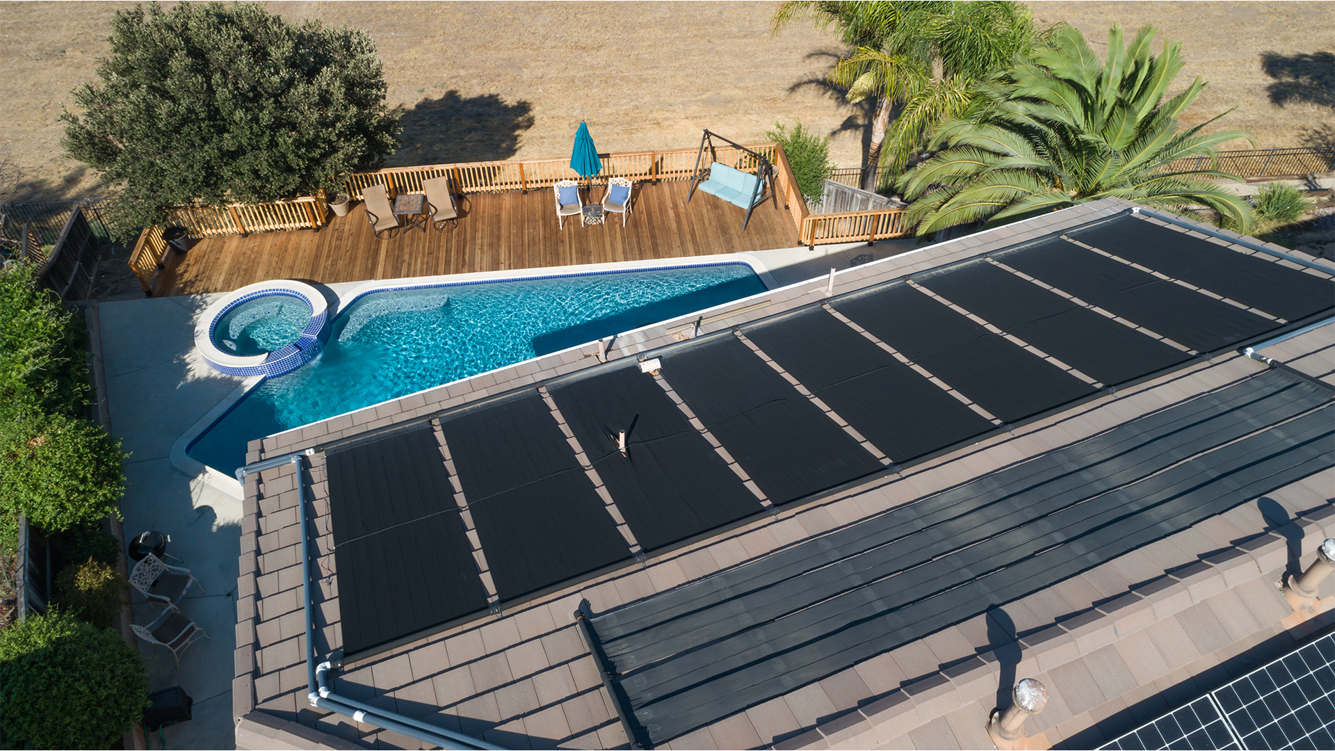 Solar energy to power home pool